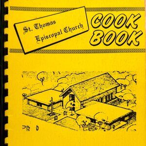 St. Thomas Episcopal Church Cookbook Vintage Texas Recipe Food Cook Book 1973 SC